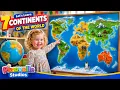 Learn 7 Continents for Kids Continent Names Maps Pixovelle Studios