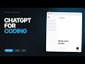ChatGPT for Coding Debug Explain Write Code Faster