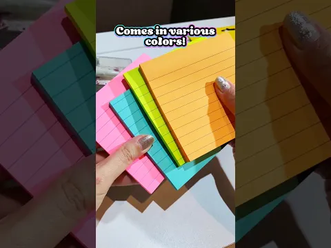 Unbox Sticky Notes With Me ASMR