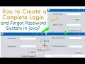 How to Create a Complete Login and Forgot Password System in java Part-2 With Source Code