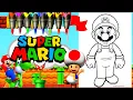 Coloring Mario Super Mario Coloring Pages
