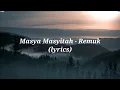 Download Lagu Masya Masyitah - Remuk(lyrics)