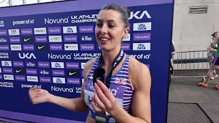 Amy Hunt Upbeat On Getting Closer To Dina Asher Smith At Novuna British Athletics Championships 2025 