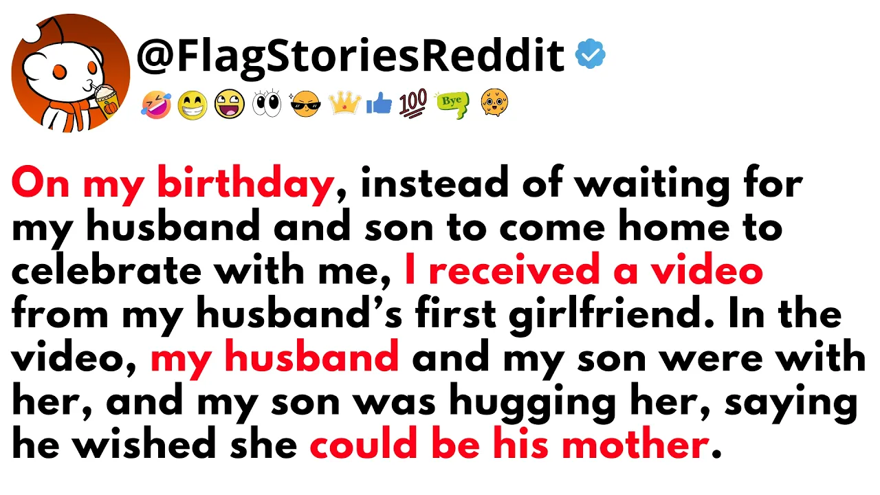 Outline Video On my BIRTHDAY, instead of waiting for my HUSBAND and son to come home to celebrate with me...