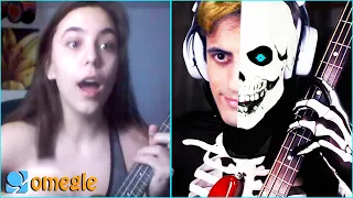 Playing Bass on Omegle but it's SPOOKY TIME