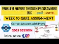 Problem Solving Through Programming In C Week 10 Answers 2021 NPTEL