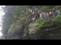 cliff jumps on the Delaware river port Jervis New York A Will To Exist by Burning The Day