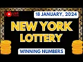 New York Evening Lottery Results For - 18 Jan 2024