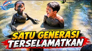 Ketika Gen Alpha Mencoba Teknik BABI LUTAK untuk Mencari Ikan
