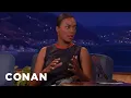 Aisha Tyler Read Books On The Back Of Her Dad s Motorcycle CONAN on TBS