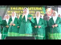 Lagu cikal bakal berdirinya NU paduan suara muslimatan kecamatan