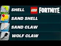How to get Sand Shell Sand Claw Shell Wolf Claw in Lego Fortnite