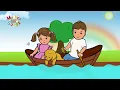 🛶 Row Row Row Your Boat  | Nursery Rhymes with Lyrics | Sing-Along with VoxKids (MyVoxSongs)