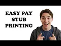 How To Print Pay Stubs In ADP Workforce Now