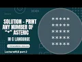 Challenge Solution - Printing Any Number of in C Programming Language Lecture 16 part 2