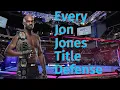 Every Jon Bones Jones Title Defense