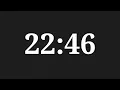 22 Minutes 46 Seconds Countdown Timer