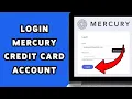 How To Login Mercury Credit Card Account 2025 Mercury Card Online Sign In Guide