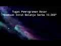 PYTHON MEMBUAT PROGRAM STRUK BELANJA TOKO MAINAN ANAK SERBA 10 000