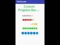 Custom Progress Bar With Dots Loader Advance Android Studio Tutorial