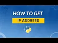 Get IP Address using Python Socket