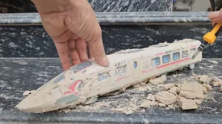 I cleaned the high-speed train