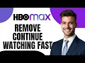 How To Remove Continue Watching On HBO MAX In 2026