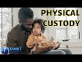 Child Physical Custody Orders in CA Family Court Form FL-341 D