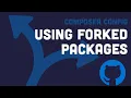 Composer require a forked repository
