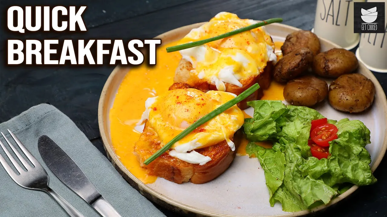 Easy Poached Eggs   Eggs On Brioche   How To Make Hollandaise Sauce   Get Curried