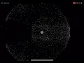 Gravitational Attraction - Processing IDE Programming Practice