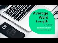Average word Length code - coach sollution using python Sololearn