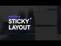 Creating a sticky layout - Webflow Tutorial