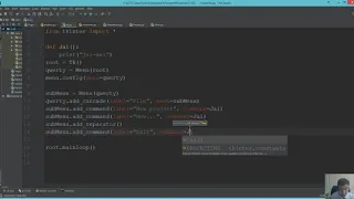 DropDownMenu Tkinter