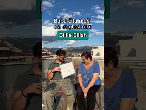 BABA ČITA ENGLESKE RIJEČI
