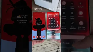 Note 10 Plus VS S24 Ultra Display Design Max Brightness Test Curve VS Flat 