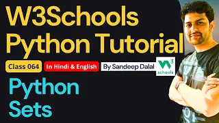 W3Schools W3Schools Python W3Schools Python Tutorial Class 064 Python Sets
