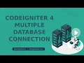 Codeigniter 4 Coklu Veri Tabani Baglantisi Multiple Database Connection