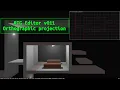 RTG Editor v011 - orthographic projection resizing boxes by dragging edge lines in ortho view