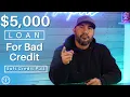 up to 5 000 Loan for Bad Credit - Minimum 500 Credit Score