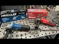 Harbor Freight Angle Grinders Bauer vs Hercules