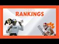 PERFECT College Football Rankings Week 2