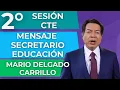 Download Lagu Mensaje Secretario de Educación Mario Delgado Carrillo Segunda Sesión CTE Octubre 2024