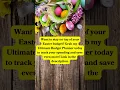 How to Save Money While Enjoying Easter