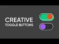 Creative Toggle Checkbox using HTML CSS