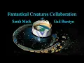 Fantastical Creature Collaboration with Sarah Mack Gail Burstyn Amazing OpenCup Acrylic Pour