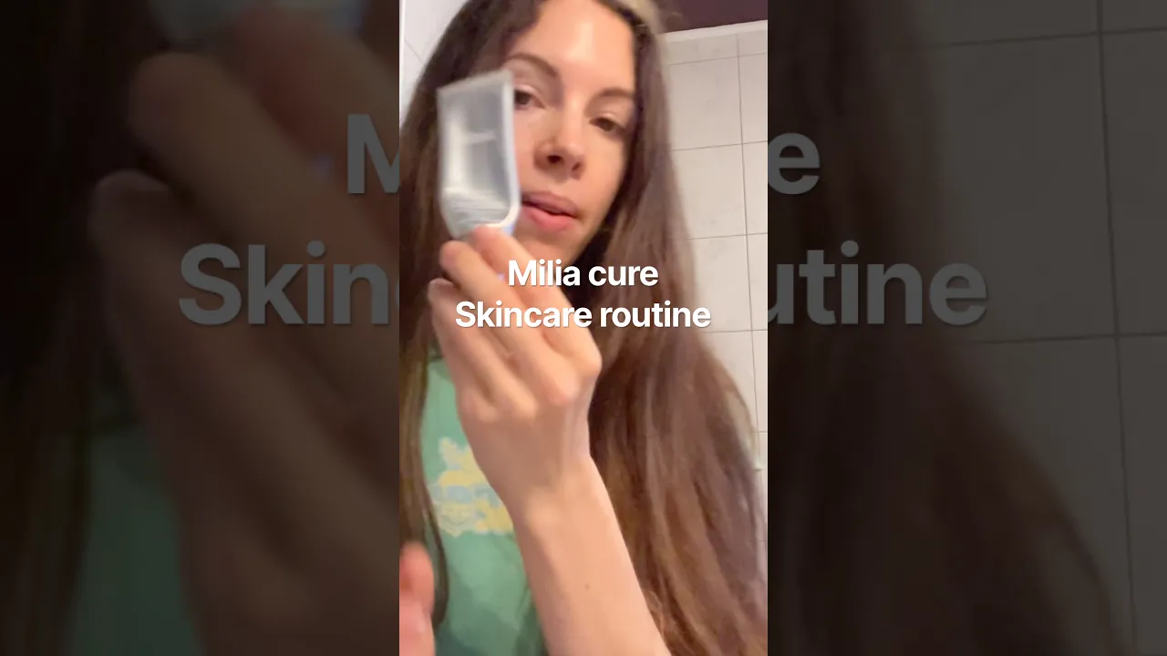 How i removed my milia