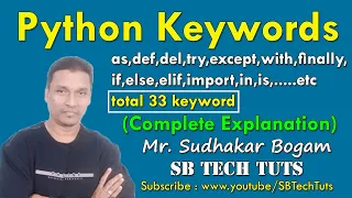 Python Keywords Keywords in Python Python in Telugu Python Programming