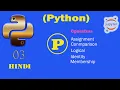 Python Course Tutorial Class 03 Python Operators