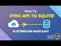 How to Sync API Data to SQLite in FlutterFlow - Easy Tutorial Code with Abhi